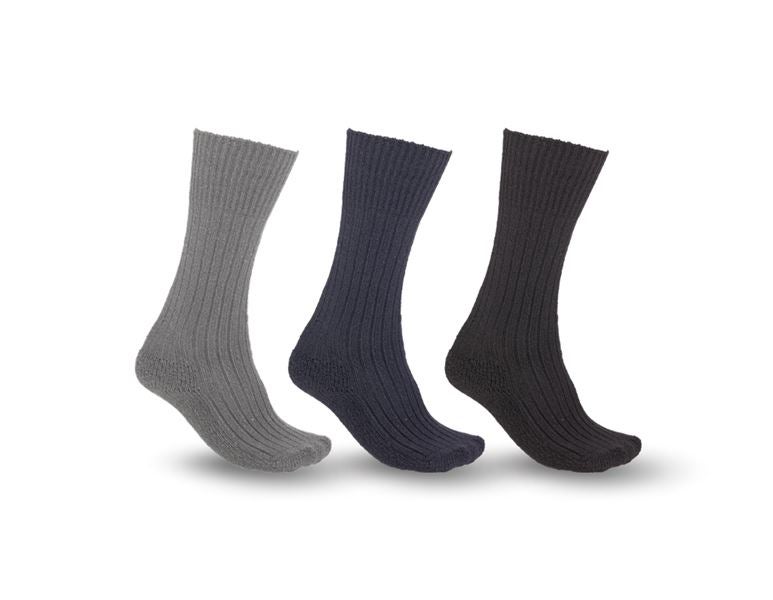 e.s. Pracovní ponožky Classic warm/x-high, 3-kusy
