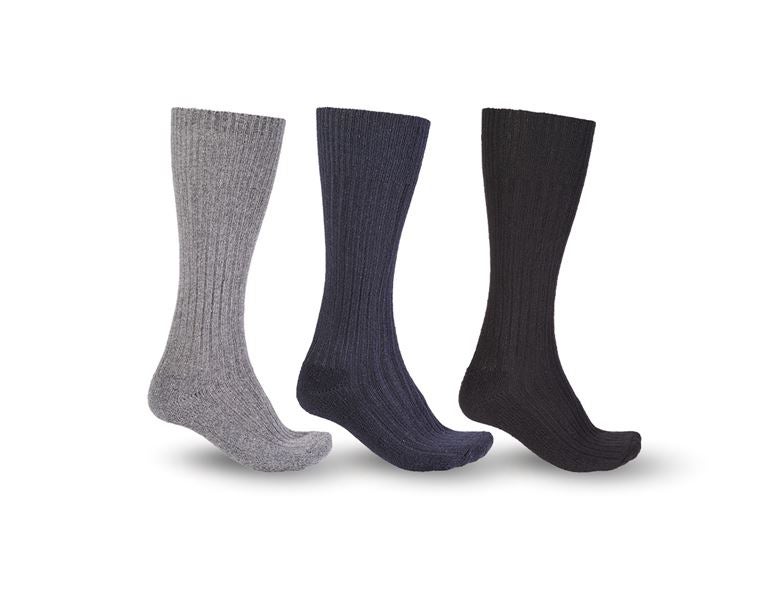 e.s. Pracovní ponožky Classic warm/x-high, 3-kusy