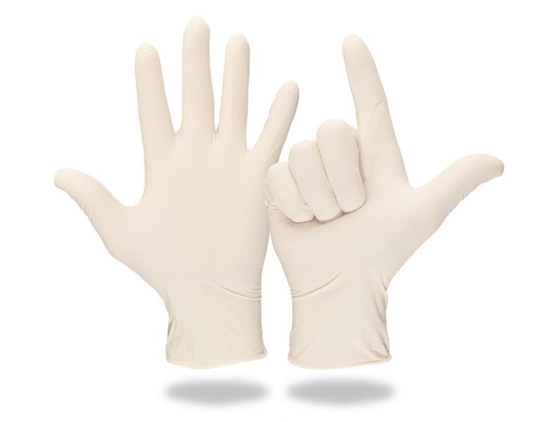Jednorázové latexové rukavice na vyšetření, l. p.