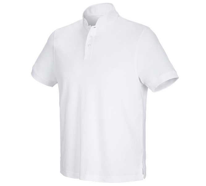 e.s. Polo tričko cotton Mandarin