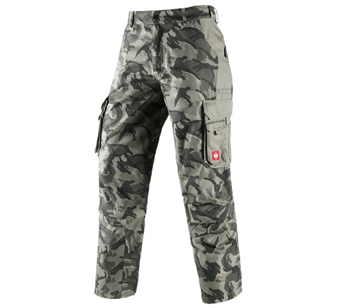 Kalhoty s odepínacími nohavicemi e.s. camouflage