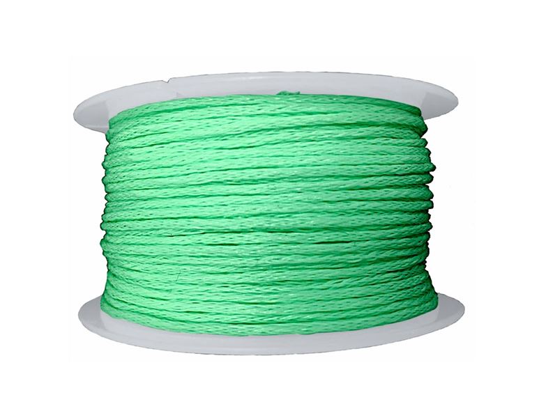 Zednický provaz z polyetylenu, zelená