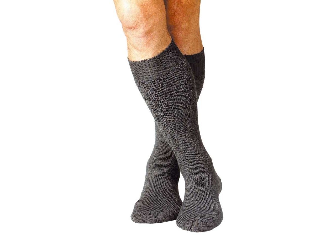 Ponožky | Punčochy: e.s. Ponožky do mrazu Nature x-warm/x-high + antracit