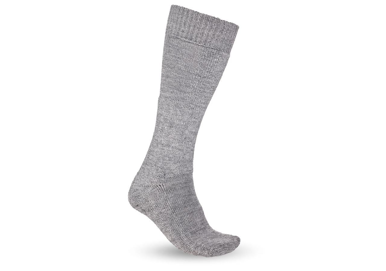 Ponožky | Punčochy: e.s. Turistické ponožky Nature x-warm/x-high + šedá