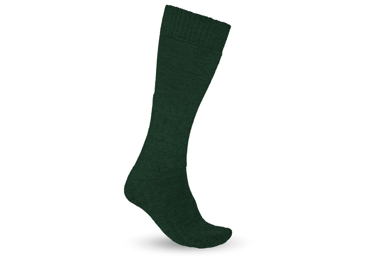 Ponožky | Punčochy: e.s. Turistické ponožky Nature x-warm/x-high + zelená