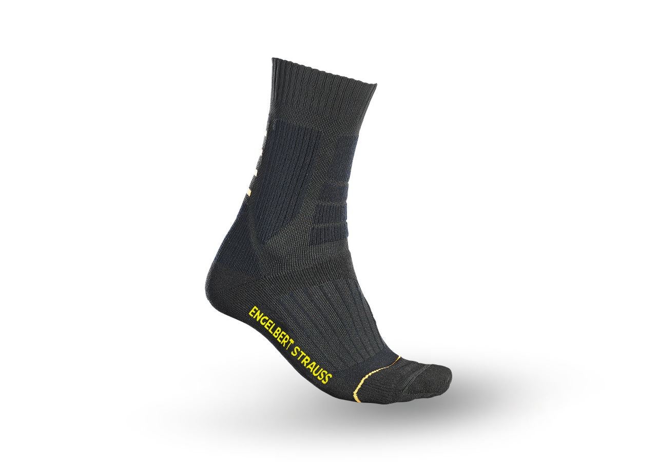 Ponožky | Punčochy: e.s. Dvojité ponožky Function warm/high + černá