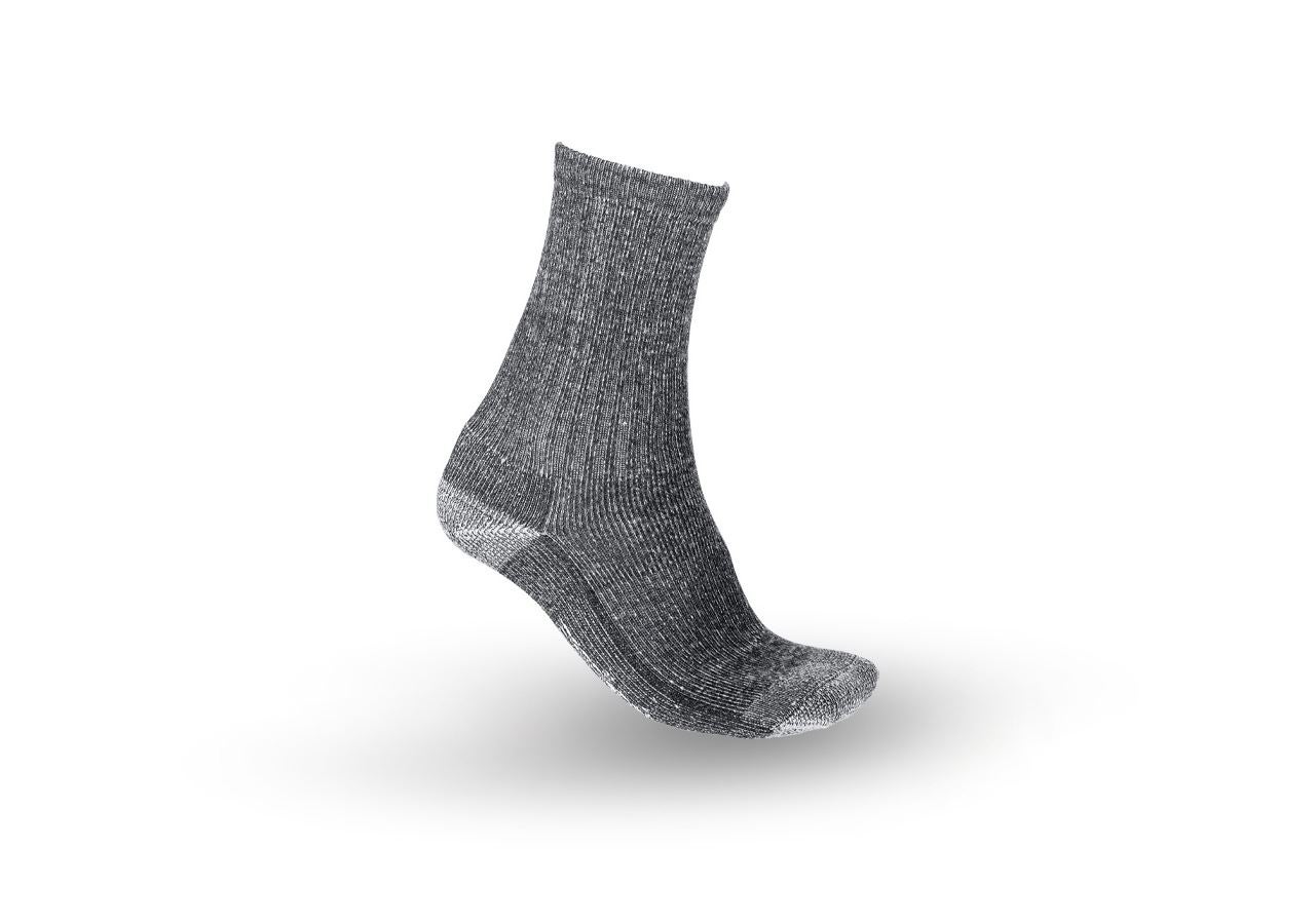Ponožky | Punčochy: e.s. Ponožky z vlny merino Nature warm/high + titan melanž
