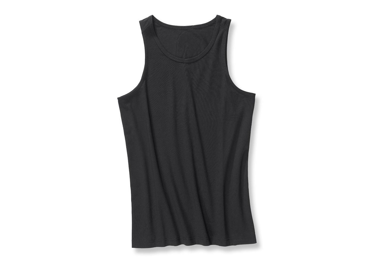 Spodní prádlo | Termo oblečení: e.s. Tílko cotton stretch + černá