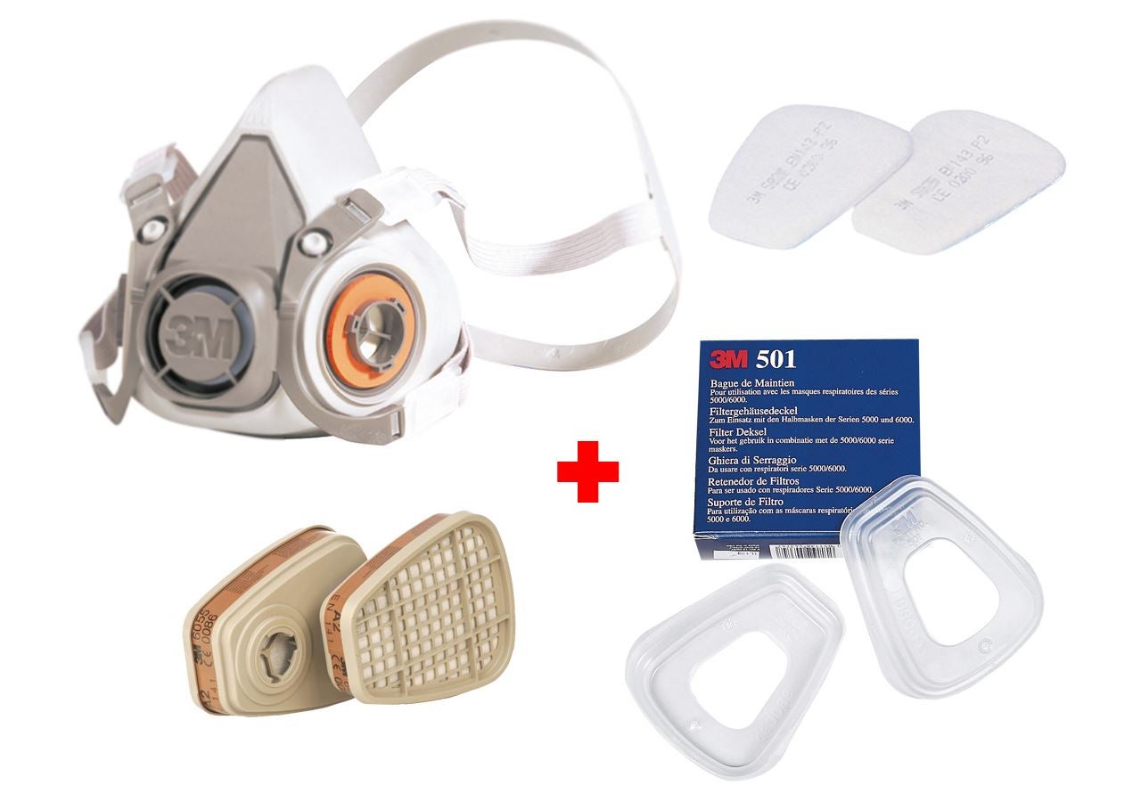 Ochranná dýchací masky: 3M Sada masek 6200