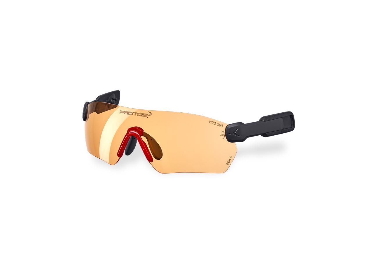 Příslušenství: e.s. Ochranné brýle  Protos® Integral + oranžová