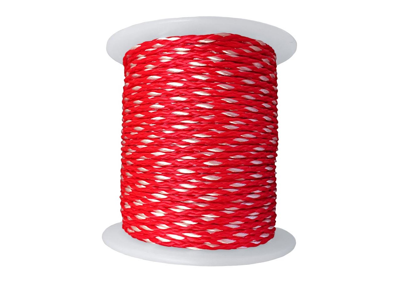 Značení: Zednický provaz z polypropylenu + červená