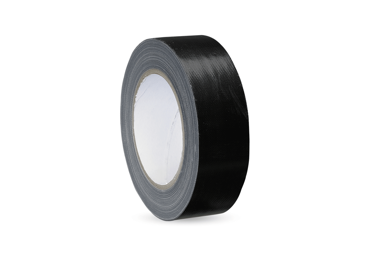 Textilní pásky: Tkaninová lepicí páska + černá