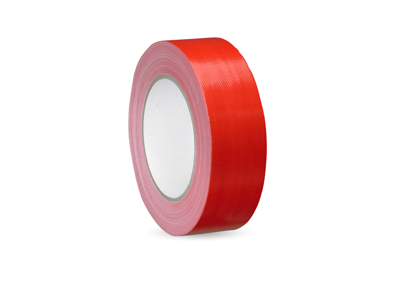 Textilní pásky: Tkaninová lepicí páska + červená