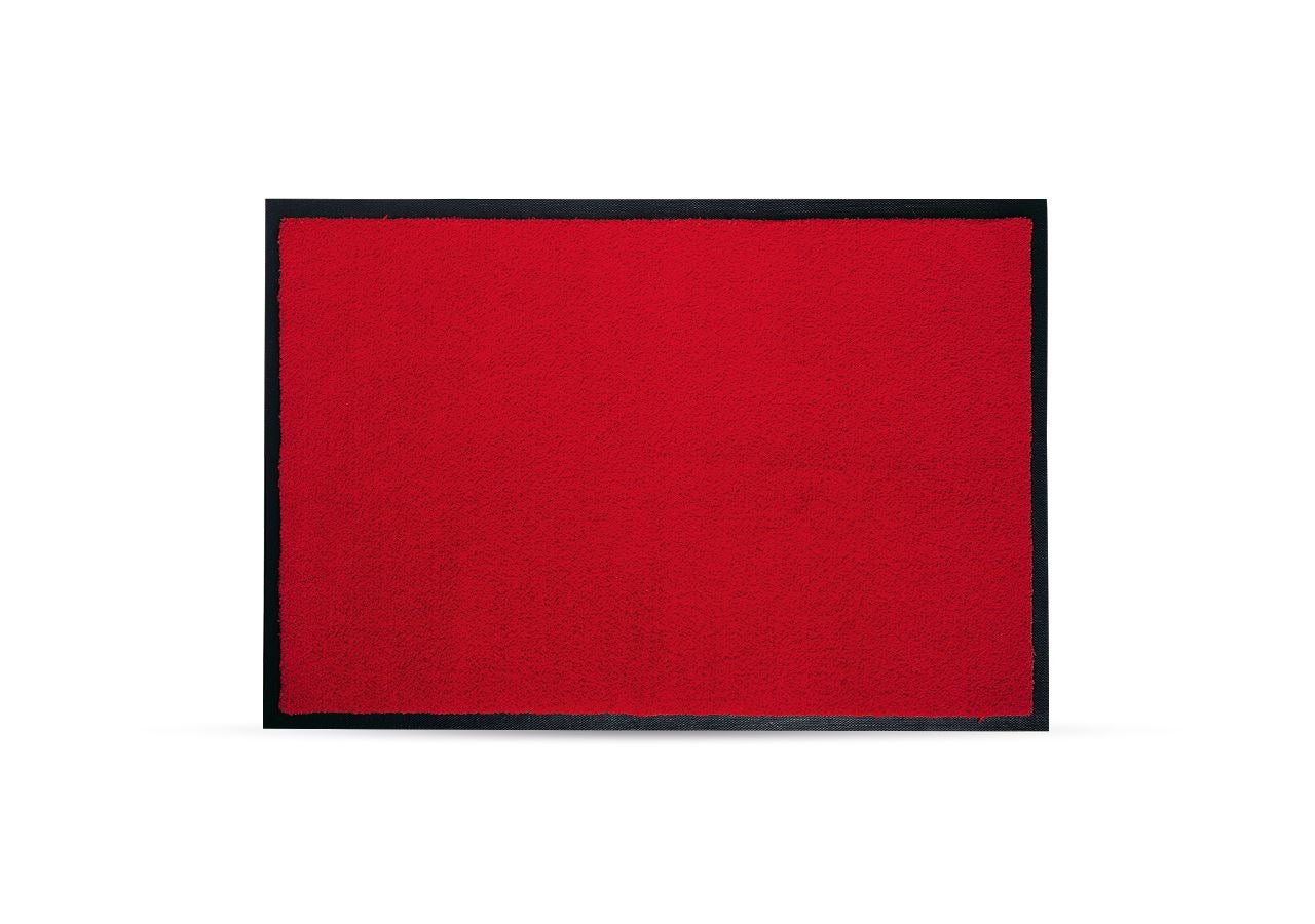 Podlahové rohože: Komfortní rohože s gumovým okrajem + červená