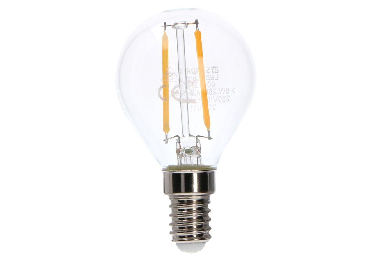 Světla | svítilny: Úsporná žárovka s LED vláknem - kapka