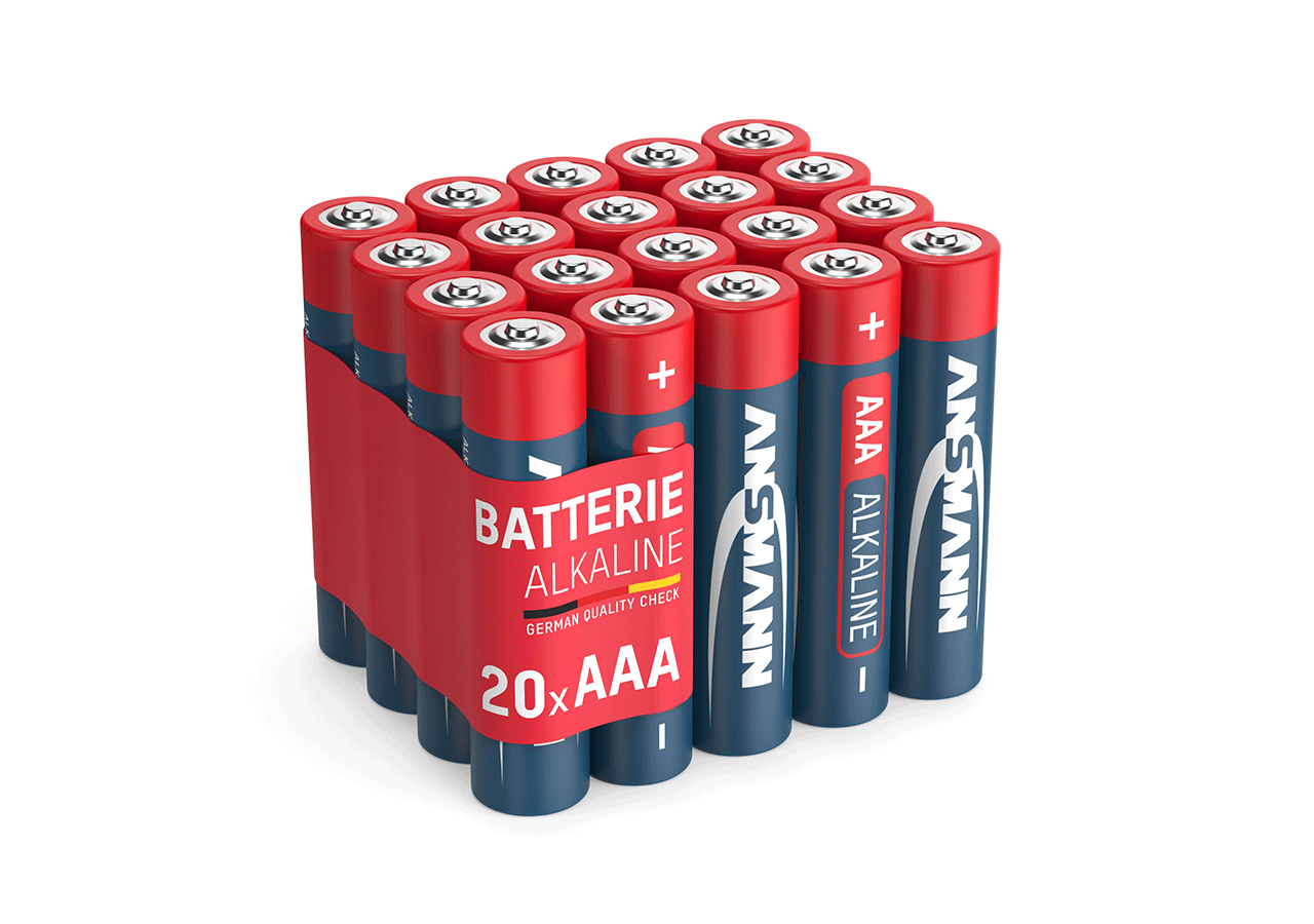 Elektronika: Ansmann Micro AAA baterie- úsporné balení, 20 kusů