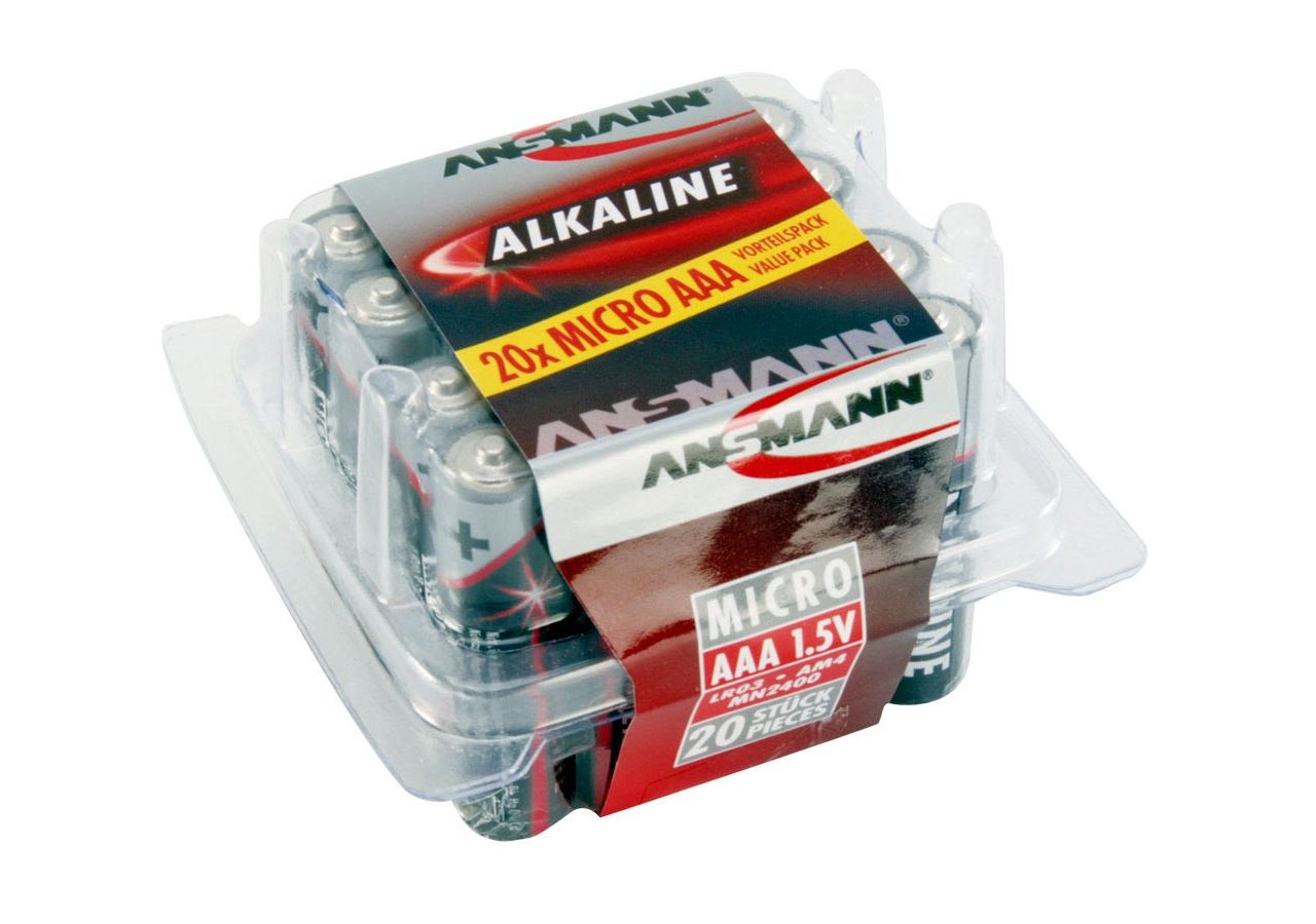 Elektronika: Ansmann baterie - úsporné balení, 20 kusů