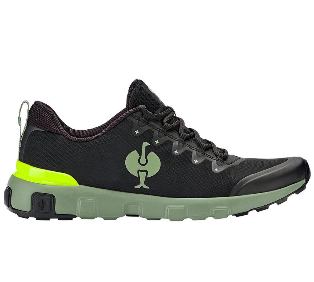 Ostatní pracovní boty: Víceúčelová obuv e.s. Bani + černá/bledě zelená