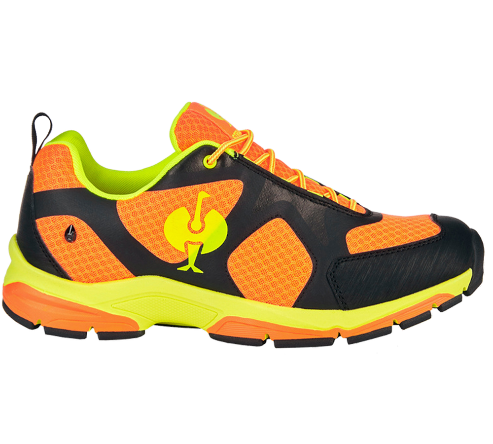 O2: O2 Pracovní obuv e.s. Thebe II + výstražná oranžová/výstražná žlutá/černá