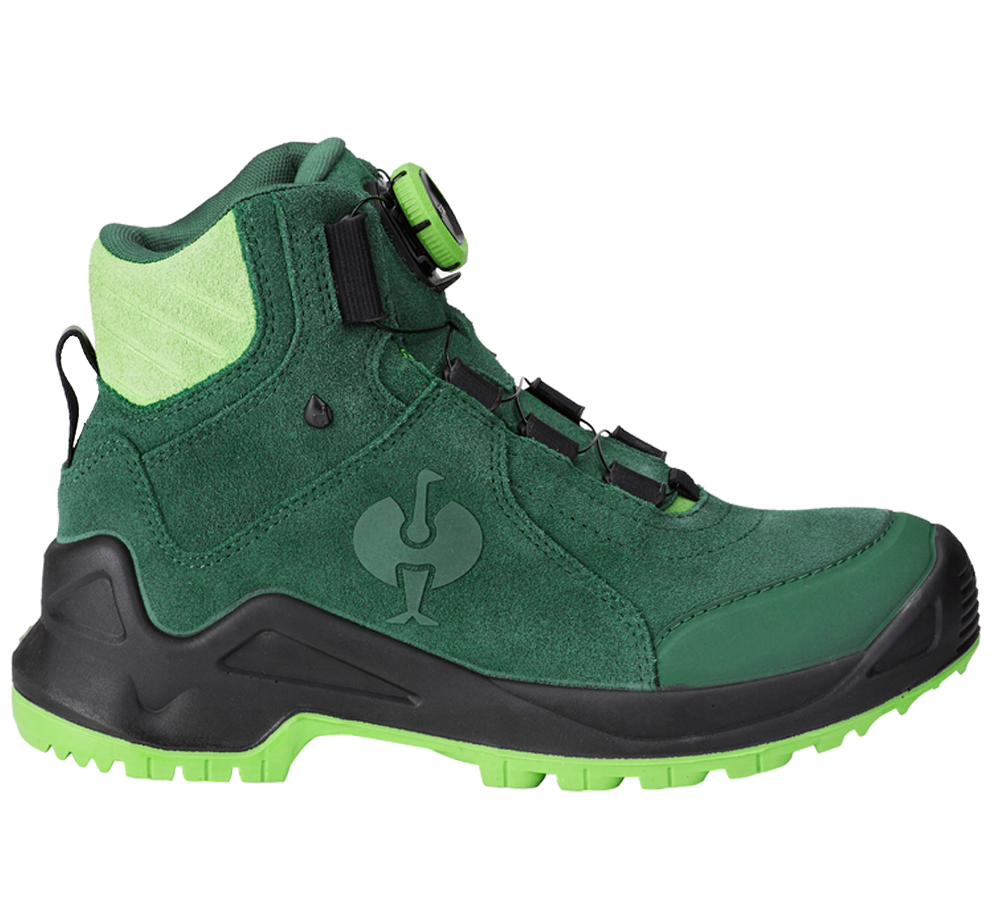 O2: O2 Pracovní obuv e.s.  Apate II mid + zelená/mořská zelená