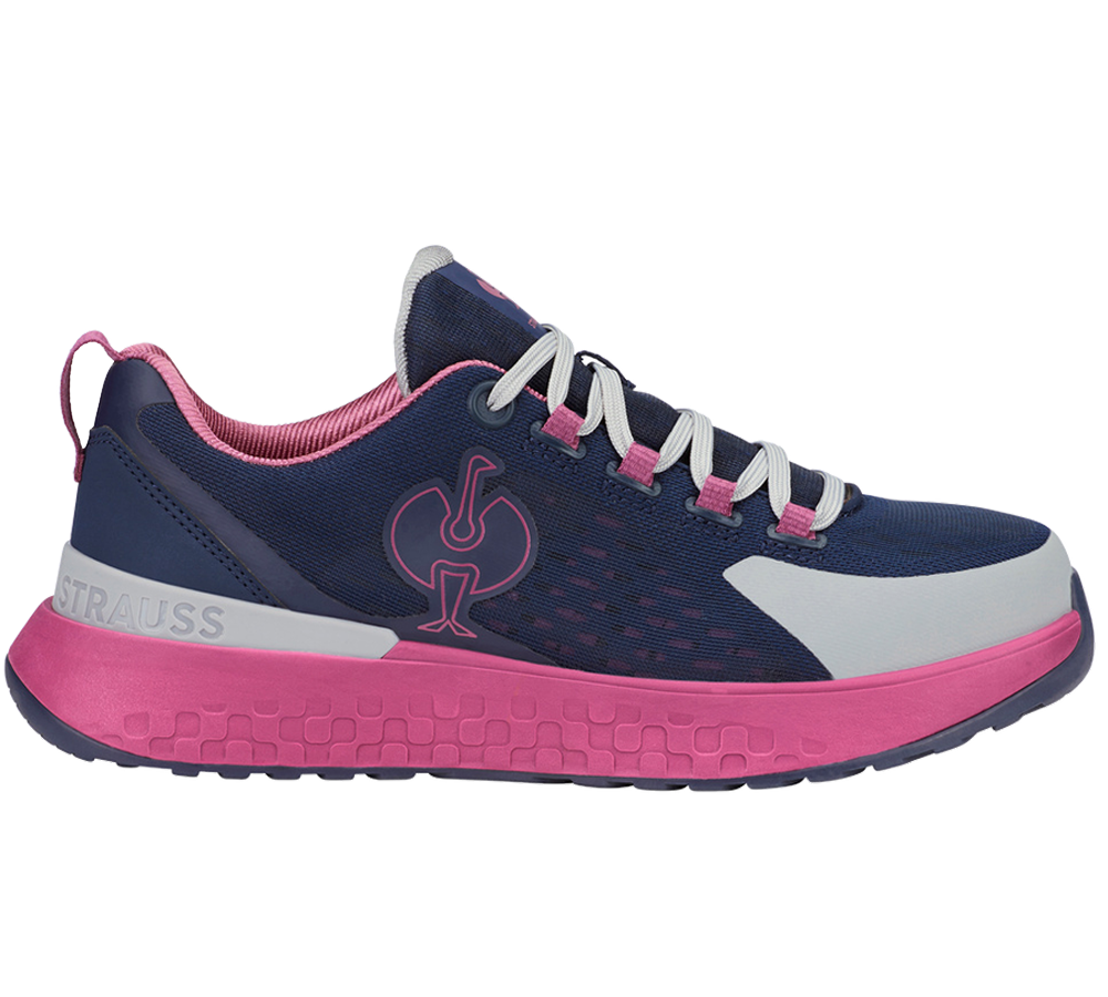 SB: SB Bezpečnostní obuv e.s. Comoe low + hlubinněmodrá/tara pink