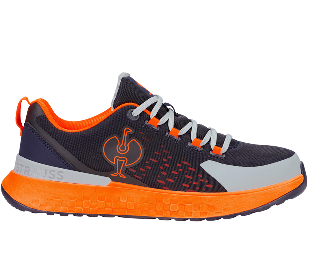 SB: SB Bezpečnostní obuv e.s. Comoe low + tmavomodrá/výstražná oranžová
