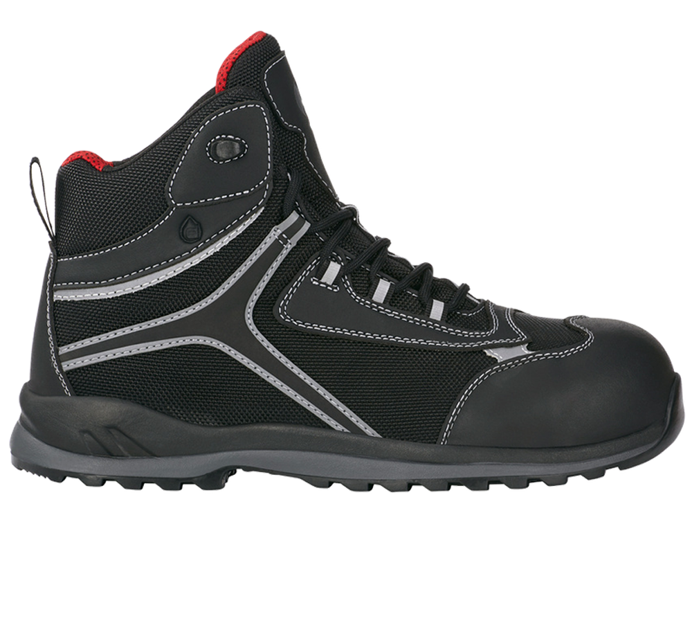 S3: e.s. S3 Bezpečnostní obuv Zahnia mid + černá