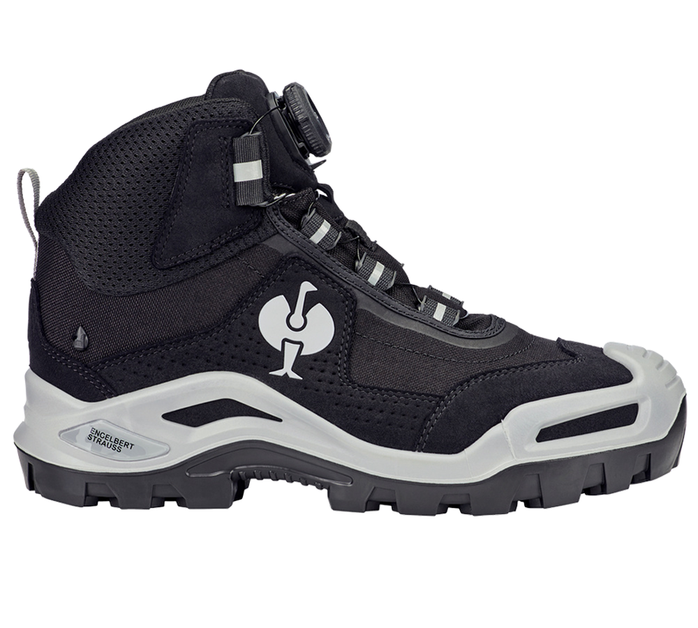 S3: S3 Bezpečnostní obuv e.s. Kastra II mid + černá/platinová