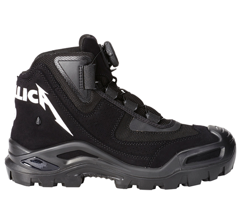 S3: Metallica safety boots + černá
