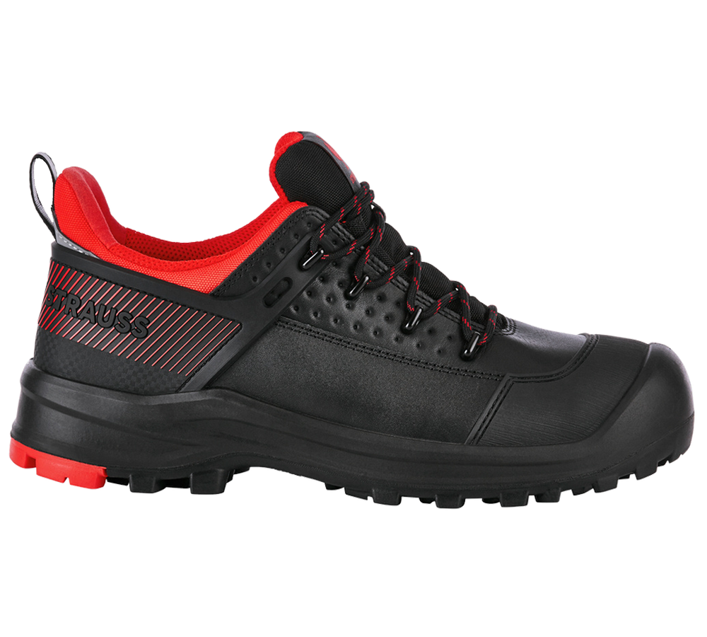 Obuv: S3 Bezpečnostní obuv e.s. Katavi low + černá/červená