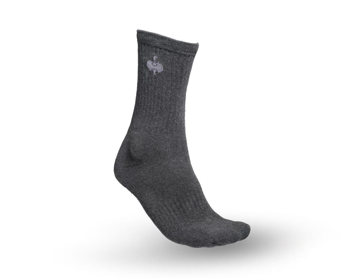 Ponožky | Punčochy: e.s. Víceúčelové ponožky Classic light/high + antracit