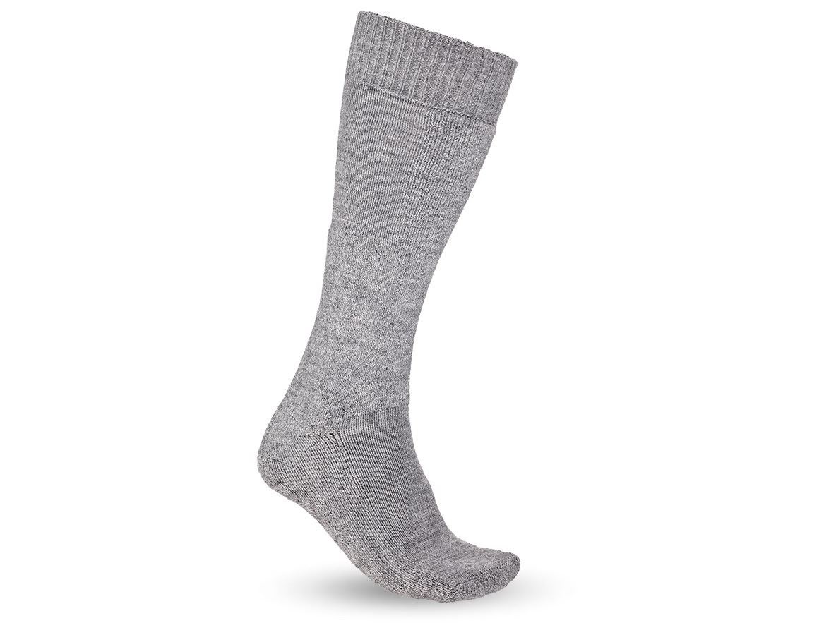 Ponožky | Punčochy: e.s. Turistické ponožky Nature x-warm/x-high + šedá