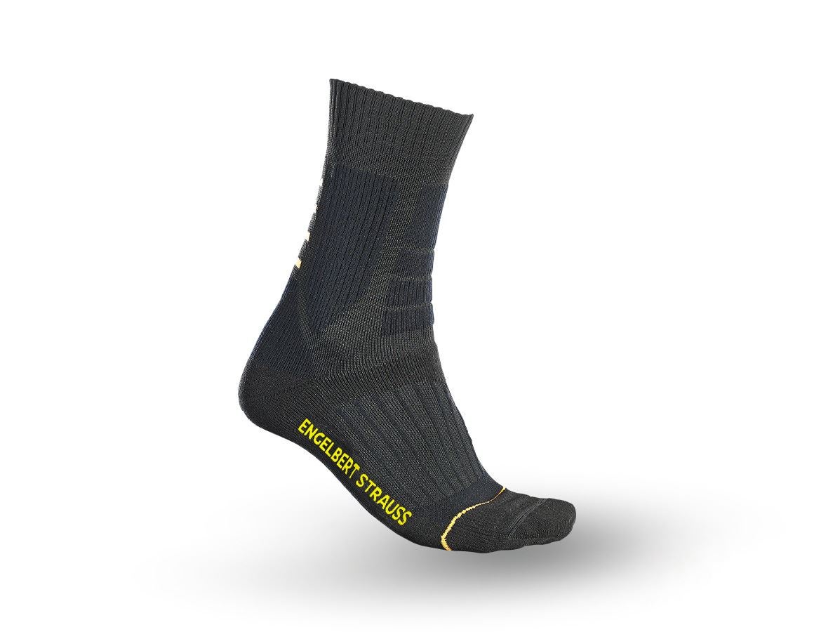 Ponožky | Punčochy: e.s. Dvojité ponožky Function warm/high + černá