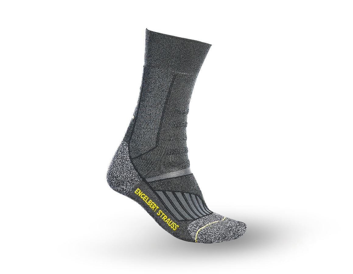 Chlad: e.s. Víceúčelové ponožky Funct. light/high + tmavošedá melanž