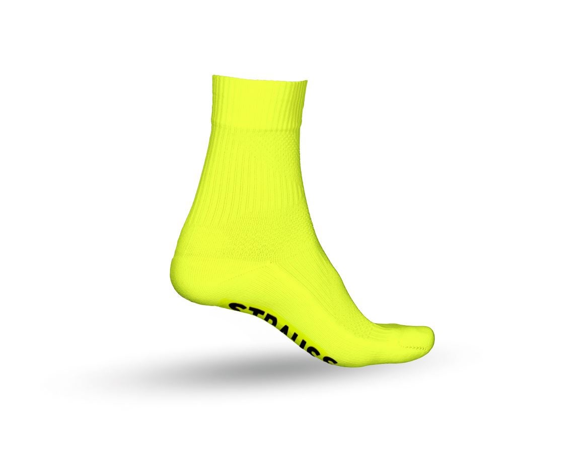 Ponožky | Punčochy: e.s. Celoroční funkční ponožky light/high + výstražná žlutá/antracit
