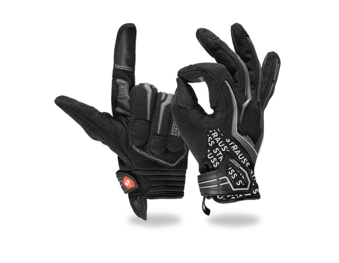 Hybridní: e.s. Zimní rukavice pro mechaniky Mirage Ice + černá/šedá