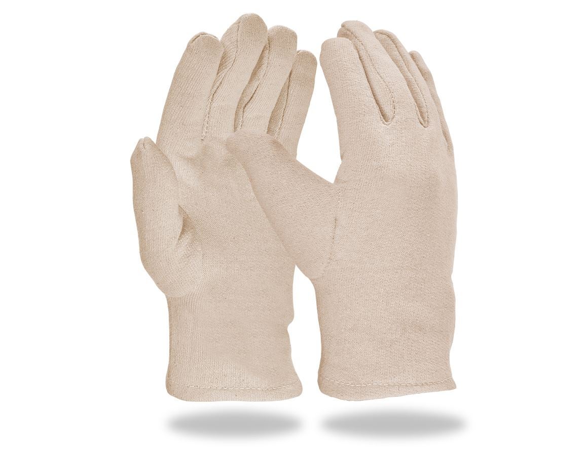 Textilní: Úpletové rukavice, husté, 12 ks v balení + bílá