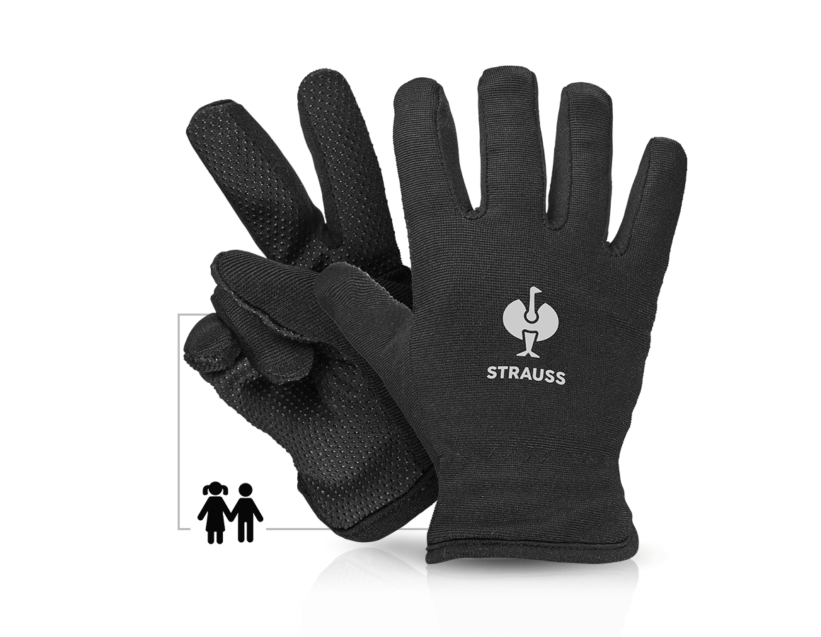 Doplňky: e.s. Dětské zimní rukavice Fleece Comfort + černá