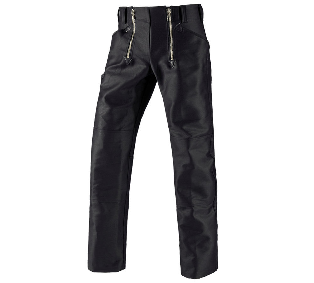 Pracovní kalhoty: e.s. Cechovní kalhoty z hr. kordu- úzké + černá