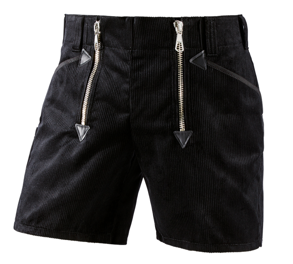 Pracovní kalhoty: e.s. Cechovní kalhoty z hrubý kord + černá