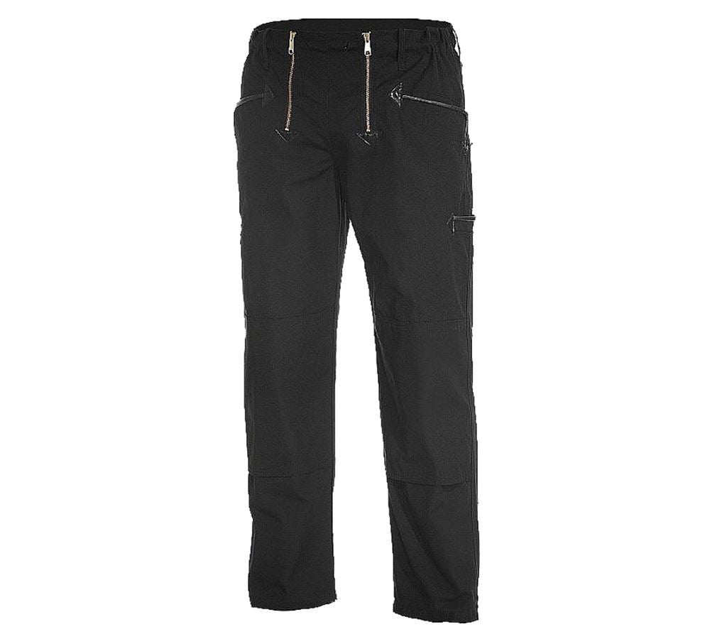 Pracovní kalhoty: Cechovní kalhoty Alois bez rozšířených nohavic + černá