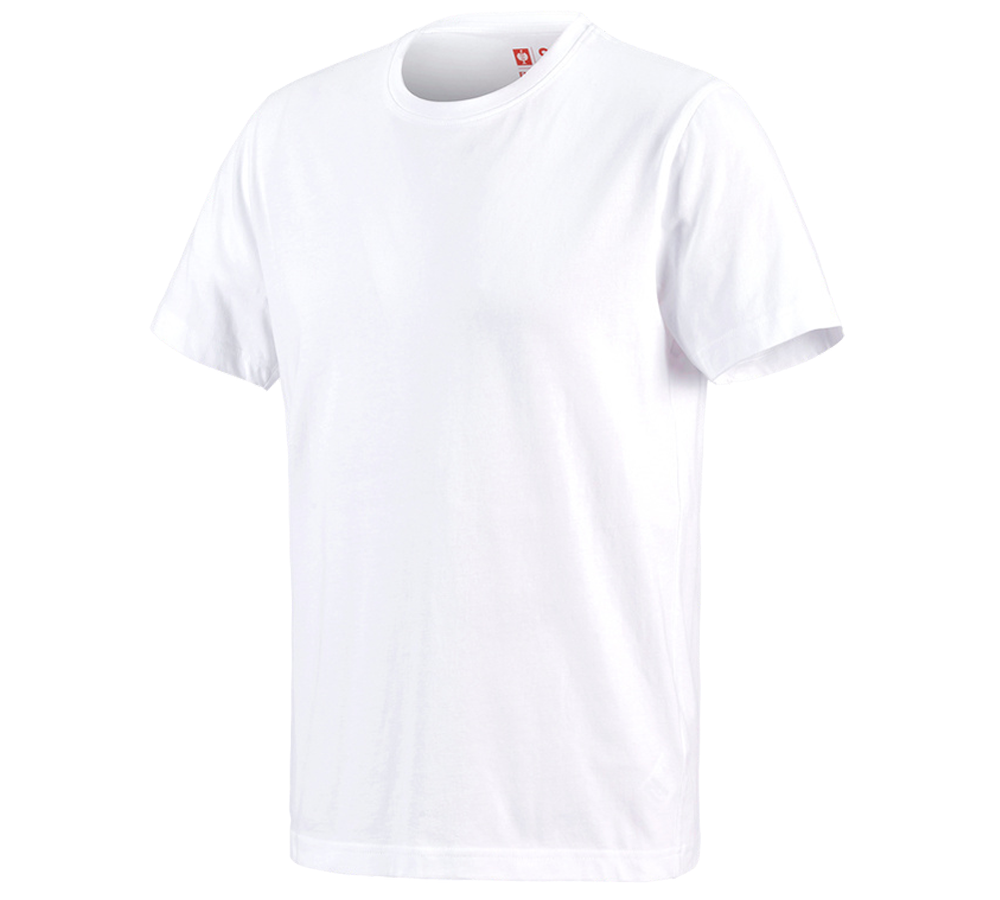 Trička, svetry & košile: e.s. Tričko cotton + bílá
