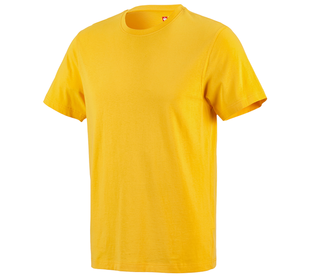 Trička, svetry & košile: e.s. Tričko cotton + žlutá