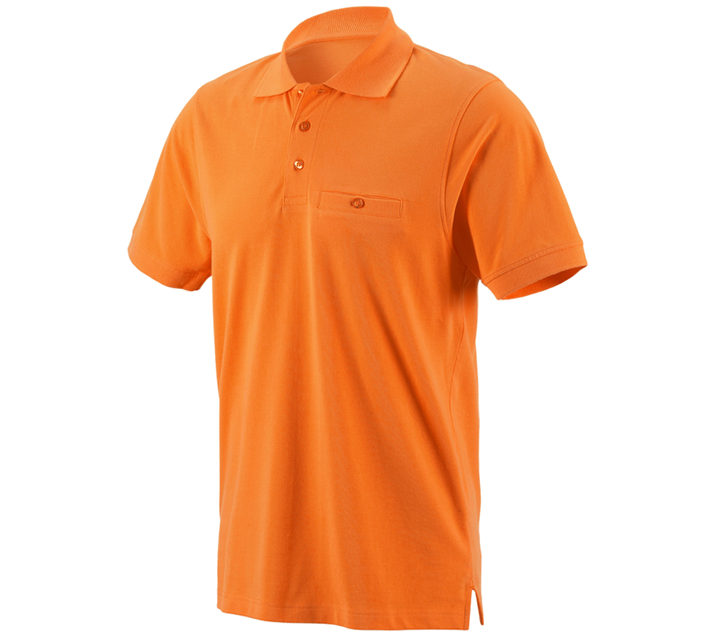 Témata: e.s. Polo-Tričko cotton Pocket + oranžová