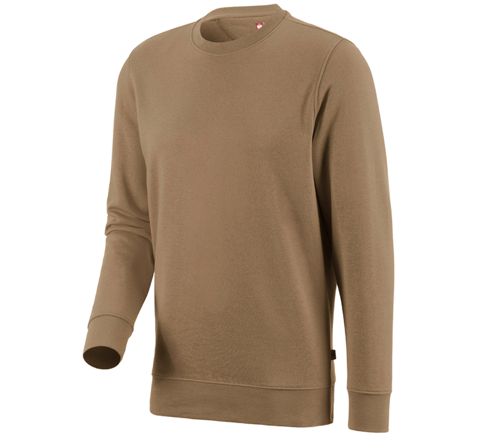 Trička, svetry & košile: e.s. Mikina poly cotton + khaki