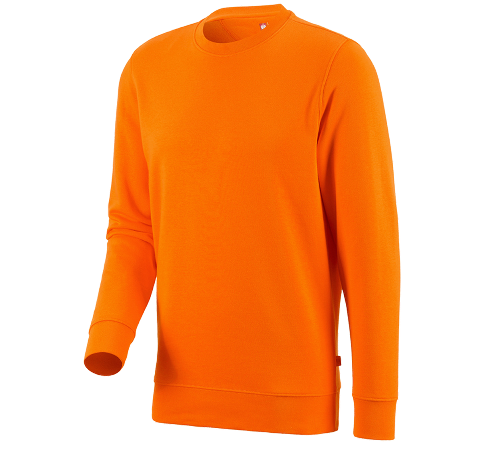 Trička, svetry & košile: e.s. Mikina poly cotton + oranžová