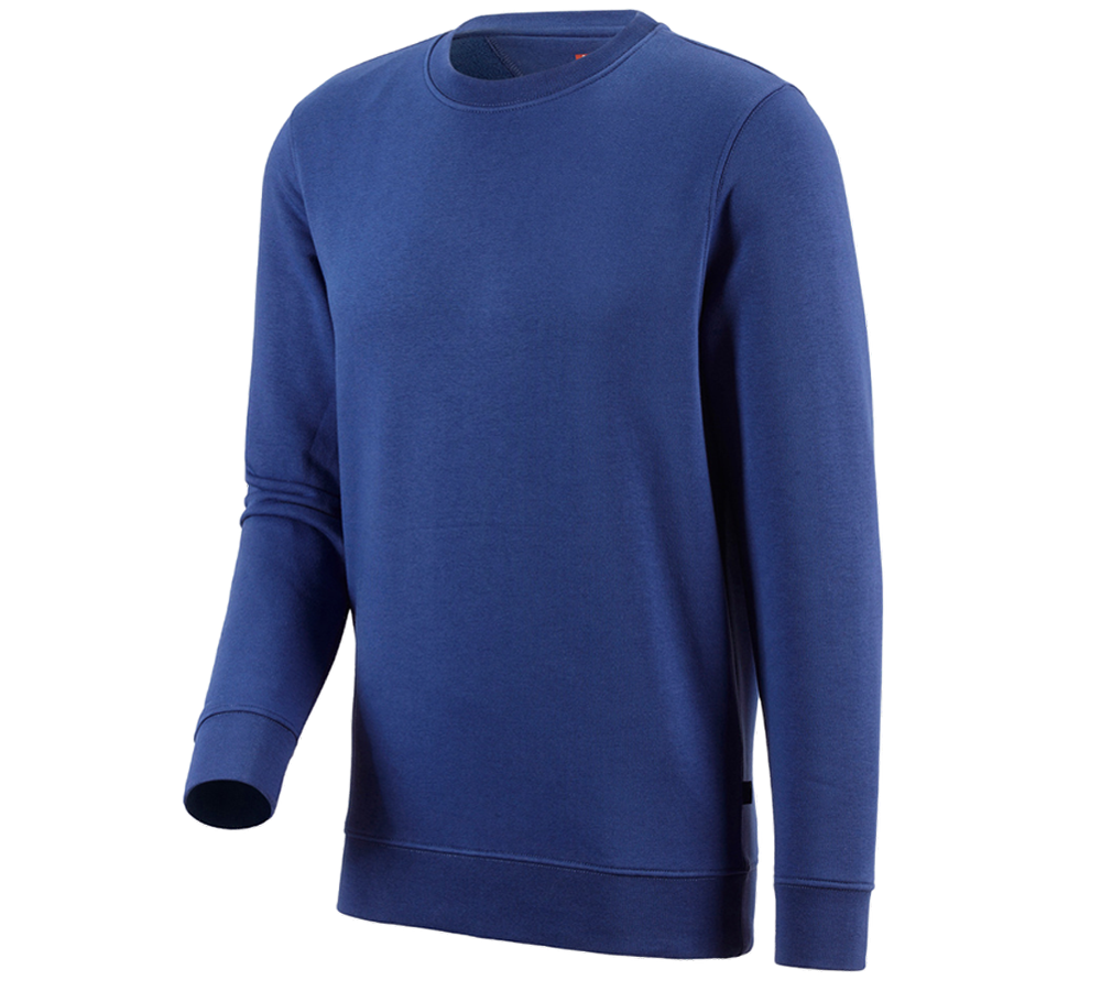Trička, svetry & košile: e.s. Mikina poly cotton + modrá chrpa