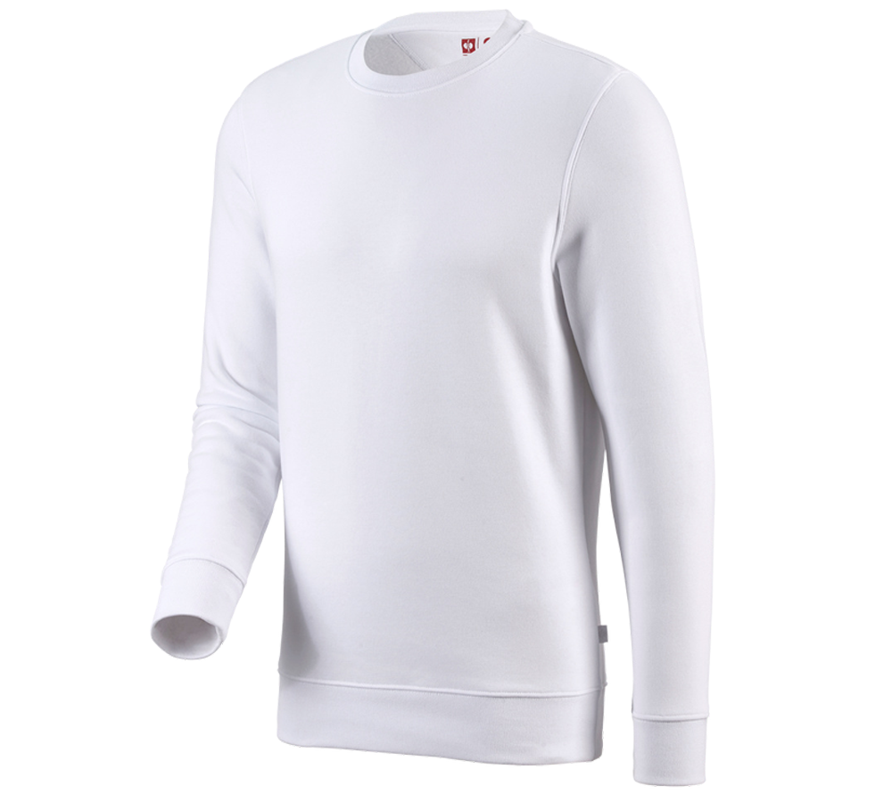 Trička, svetry & košile: e.s. Mikina poly cotton + bílá