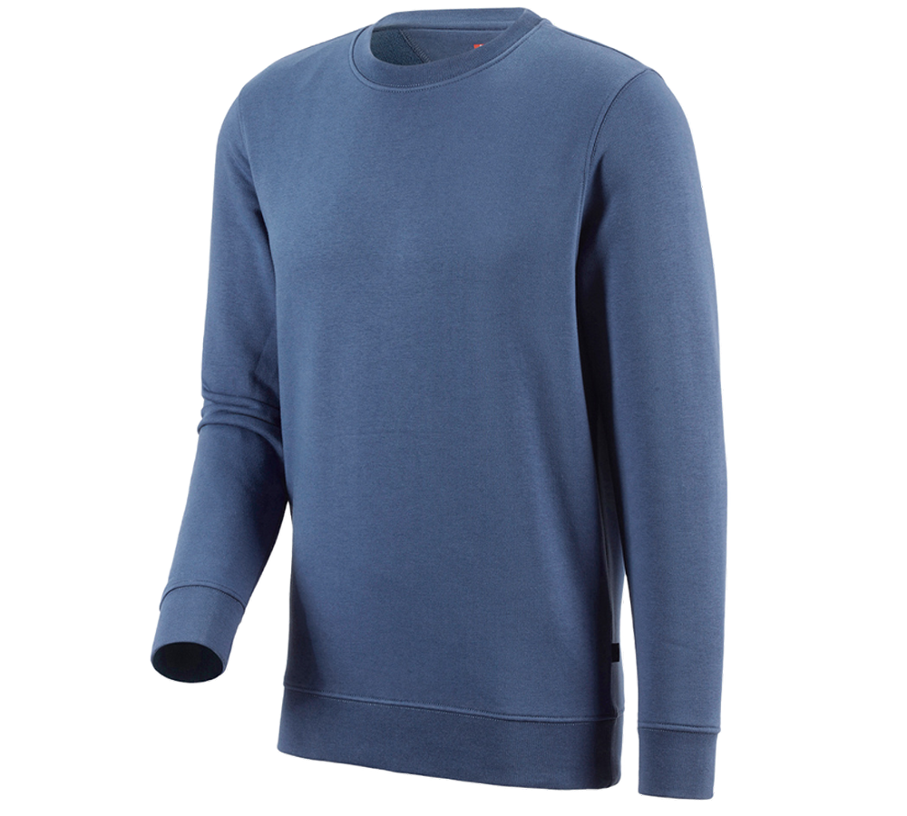 Trička, svetry & košile: e.s. Mikina poly cotton + kobalt