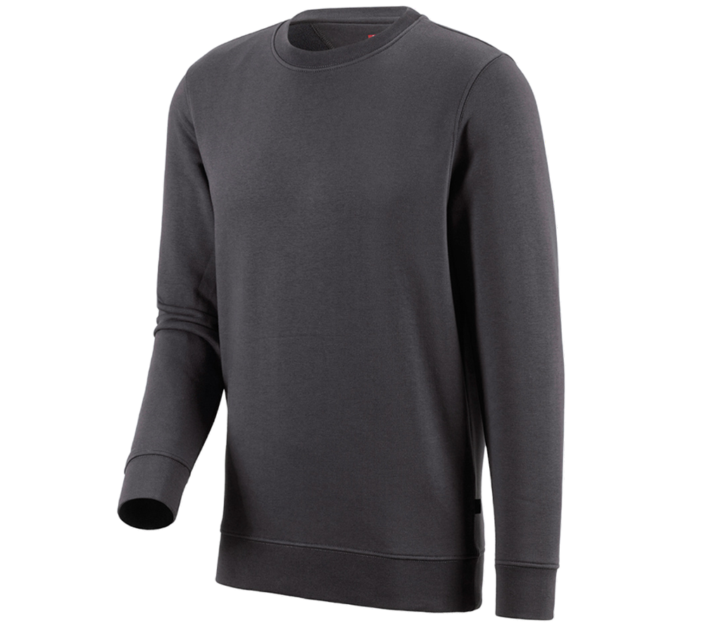 Trička, svetry & košile: e.s. Mikina poly cotton + antracit
